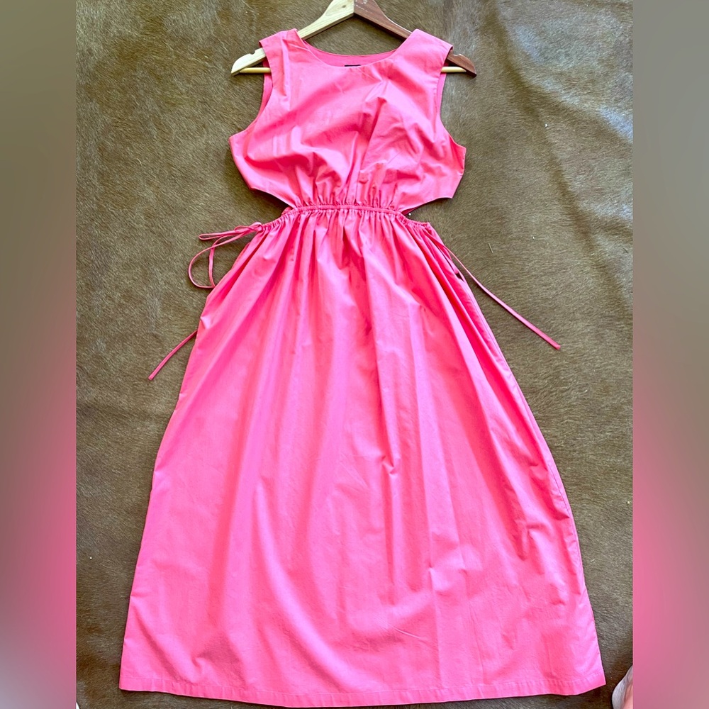 Rails side cutout midi dress